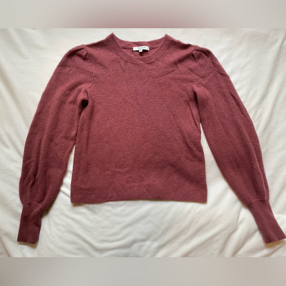 Madewell Puff Balloon Sleeve Sweater